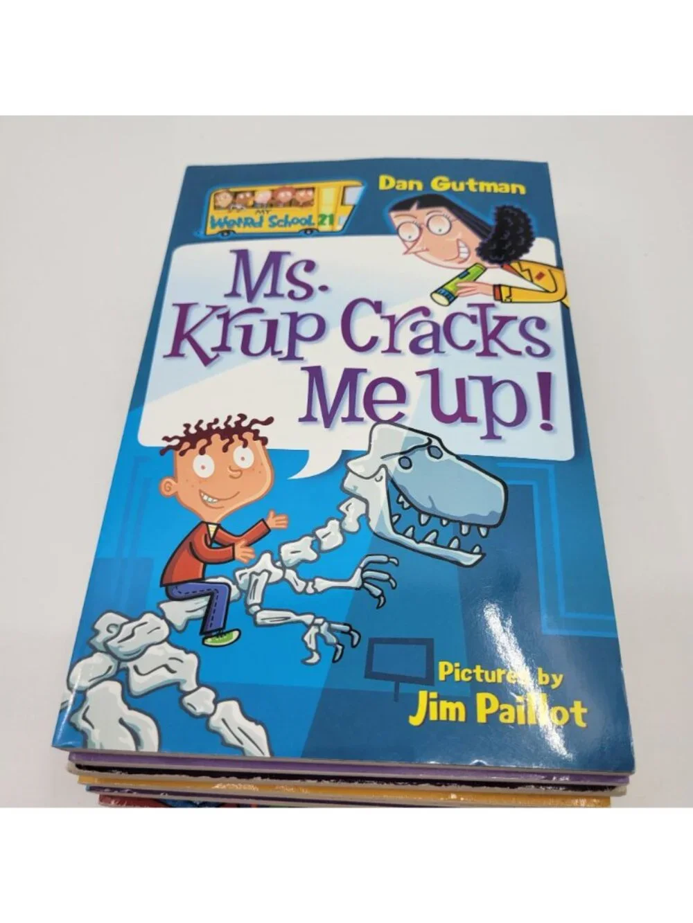 MY WEIRD SCHOOL Lot of 8 Chapter Books by Dan Gutman - Bk317